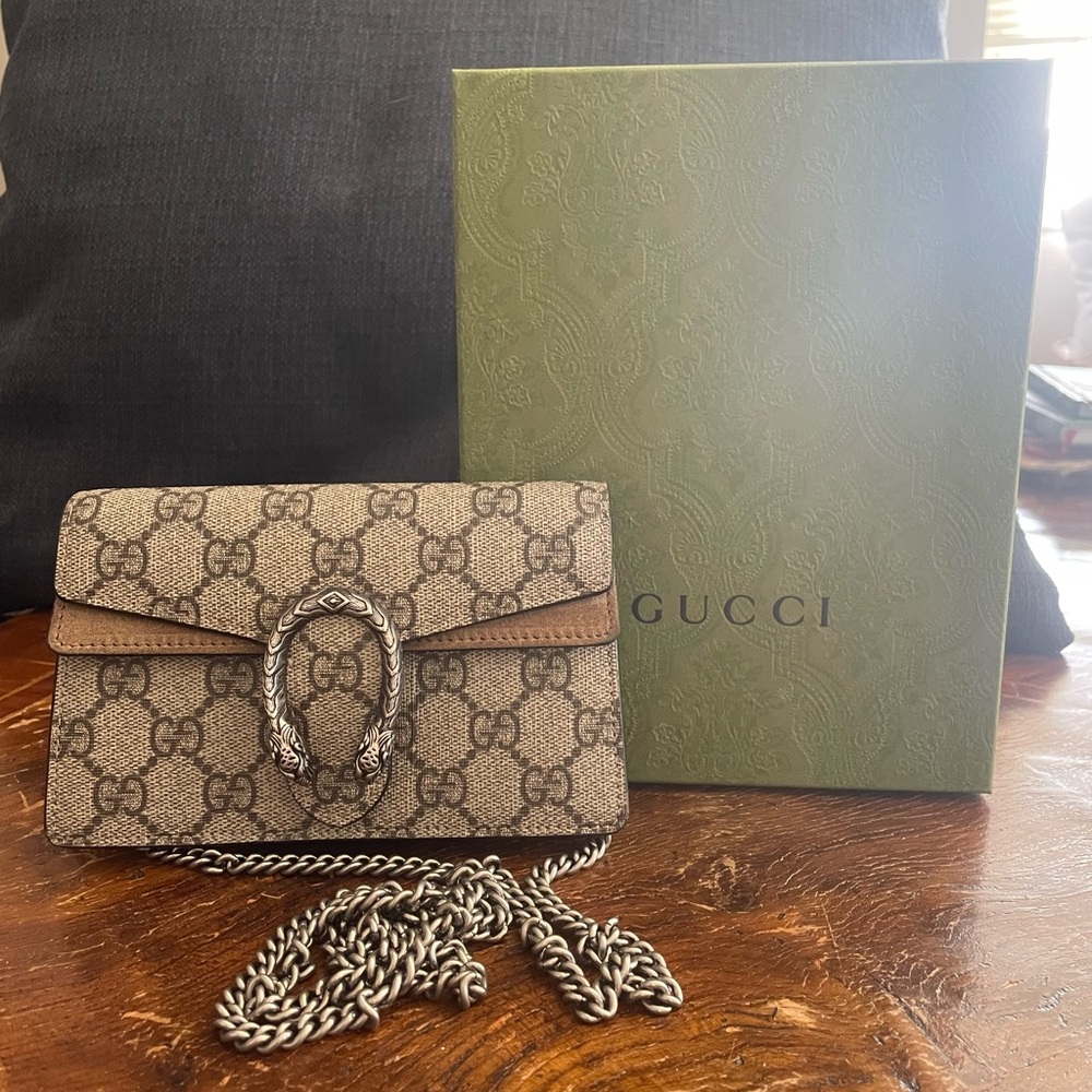 Gucci Dionysus supreme super mini bag